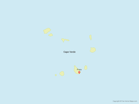 Map of Cape Verde