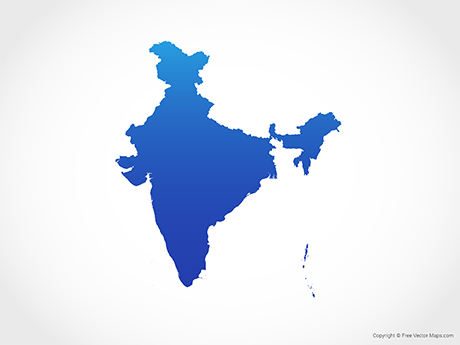 Map Of India Vector Vector Maps of India | Free Vector Maps