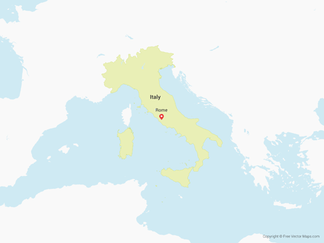 Map of Italy