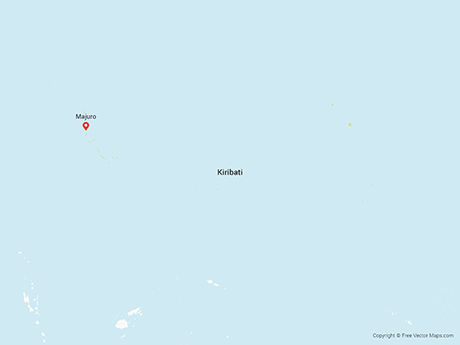 Map of Kiribati