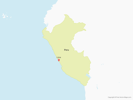 Map of Peru