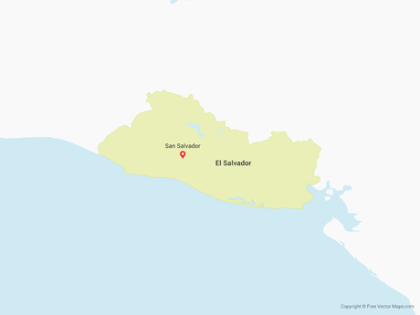 Map of El Salvador