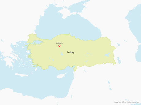 Map of Turkey