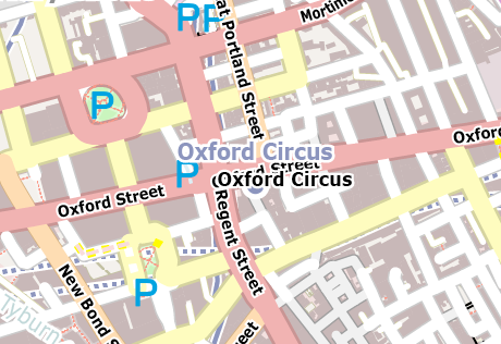 vector map of london downtown