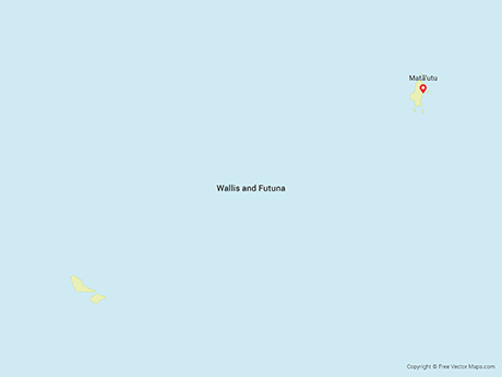 Map of Wallis and Futuna