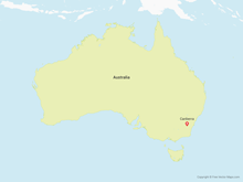 map of australia
