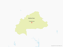 Map of Burkina Faso