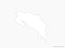 Vector Map of Costa Rica | Free Vector Maps