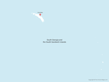 Map of South Georgia and the South Sandwich Islands