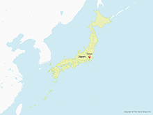 Map of Japan with Prefectures