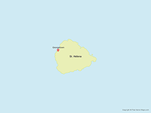 Map of Ascension Island