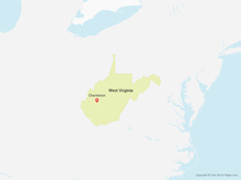 Map of West Virginia