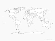 global map outline